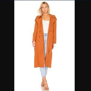 NWOT Jen's Pirate Booty Basic Instinct Trench Coat in Sunburn | Size S